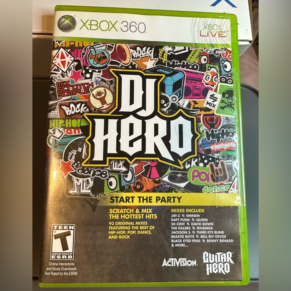 DJ Hero Microsoft Xbox 360 2009 Start the Party